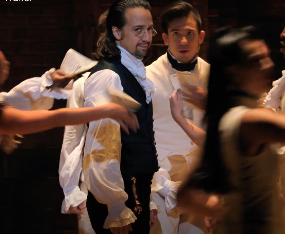 from Hamilton trailer New York Theater