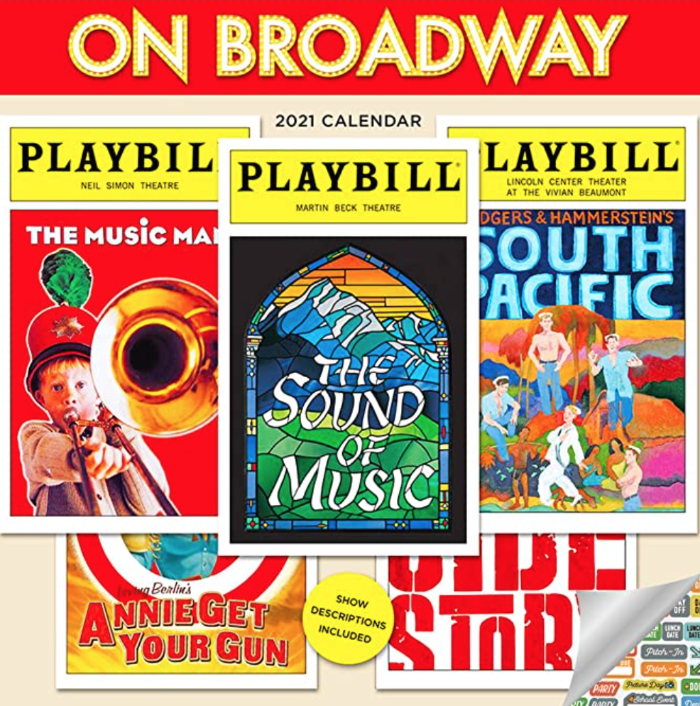 On Broadway 2021 calendar New York Theater